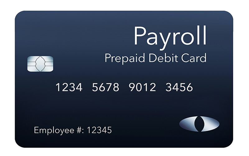 Prepaid payroll cards